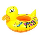 pato inflável em forma de anel de natação bebê