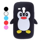3D Design Pinguim Case para Galaxy S Duos