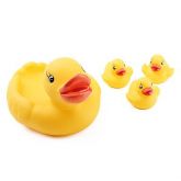 bebês e pato brinquedos para o banho da família (amarelo)