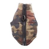 Camuflagem Estilo Colete Algodão-acolchoado para Cães